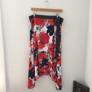 NWT - Westport / dress barn floral skirt
